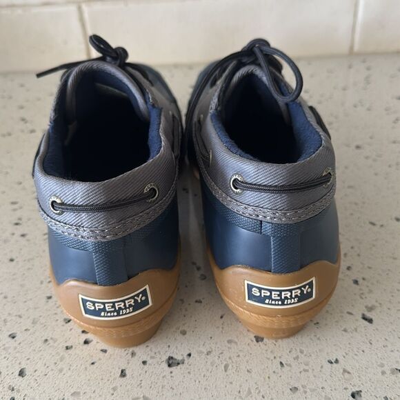Sperry Women's Size 10 Blue Rubber Duck Boots Waterproof Rain & Snow Bootie NWOB - Picture 4 of 8